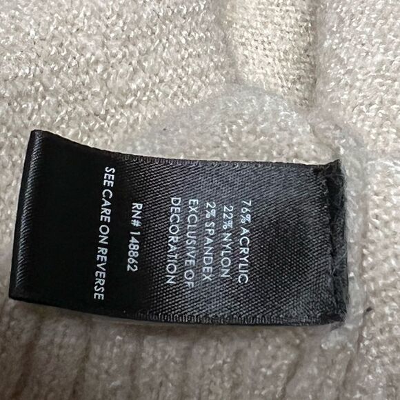 NWOT Torrid Rainbow Lips Oatmeal Raglan Hoodie Sz 2X - Picture 7 of 7